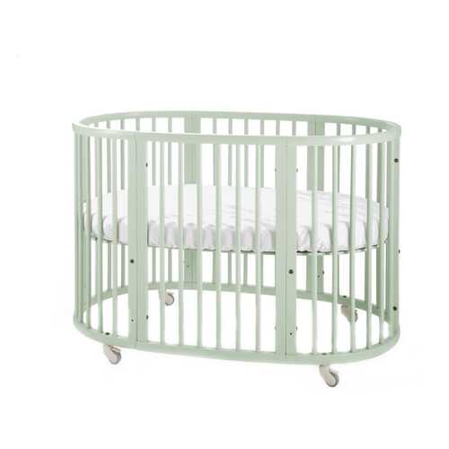 Комплект №2 Stokke Sleepi: кровать с держателем и боковины для кровати Junior Mint Green в Много Мебели