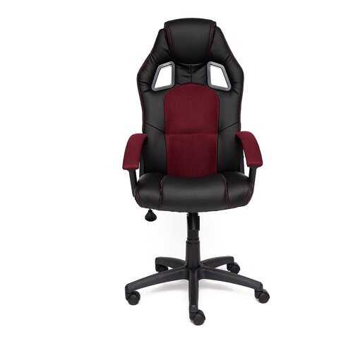 Игровое кресло TetChair Driver, черный/бордовый в Много Мебели