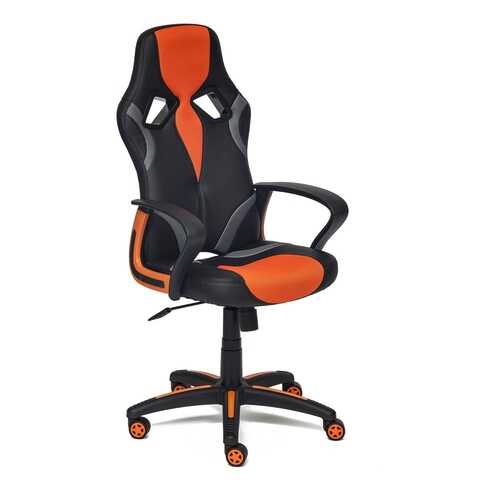 Игровое кресло TetChair Runner, оранжевый/черный в Много Мебели