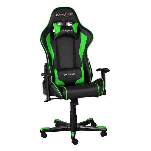 Кресло игровое DXRacer FORMULA OH/FE08/NE, черный/зеленый в Много Мебели