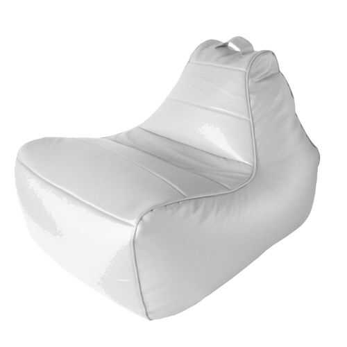 Кресло-мешок Папа Пуф Modern Lounger White, размер L, экокожа, белый в Много Мебели