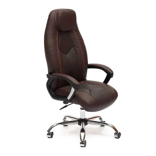 Кресло руководителя TetChair Boss 2tone, коричневый в Много Мебели