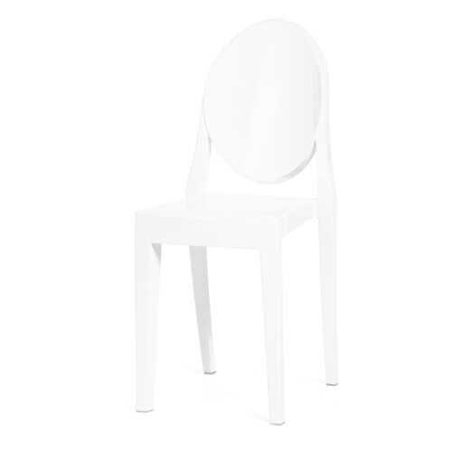 Стул Cosmo Victoria Ghost белый, solid white в Много Мебели