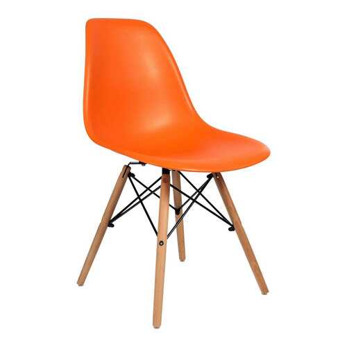 Стул дизайнерский STOOL GROUP Eames Wood Оранжевый в Много Мебели